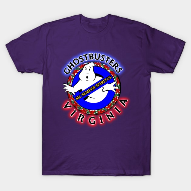 REAL GBVA Stamp Tee T-Shirt by Ghostbusters Virginia